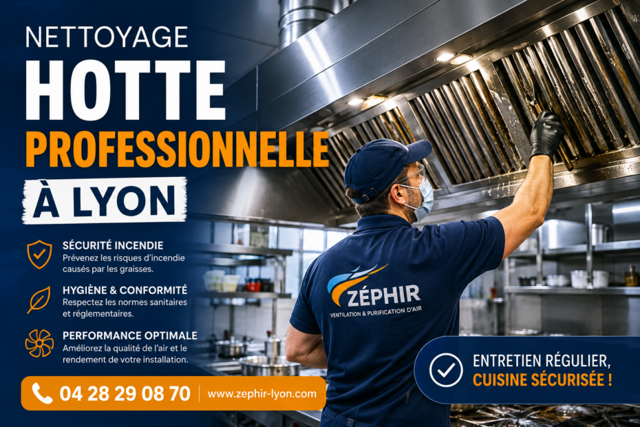 Nettoyage hotte professionnelle Lyon