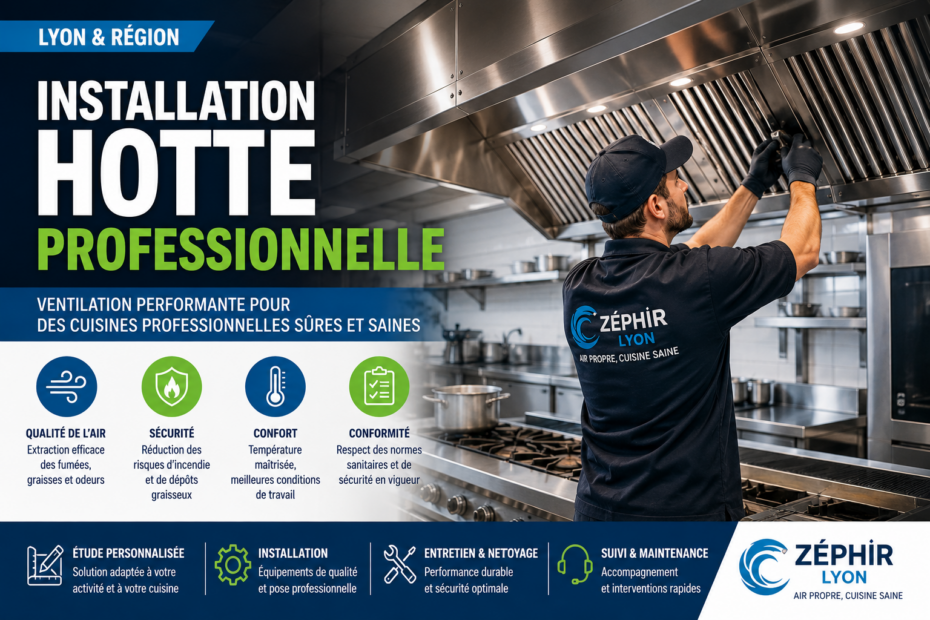 installation hotte professionnelle Lyon